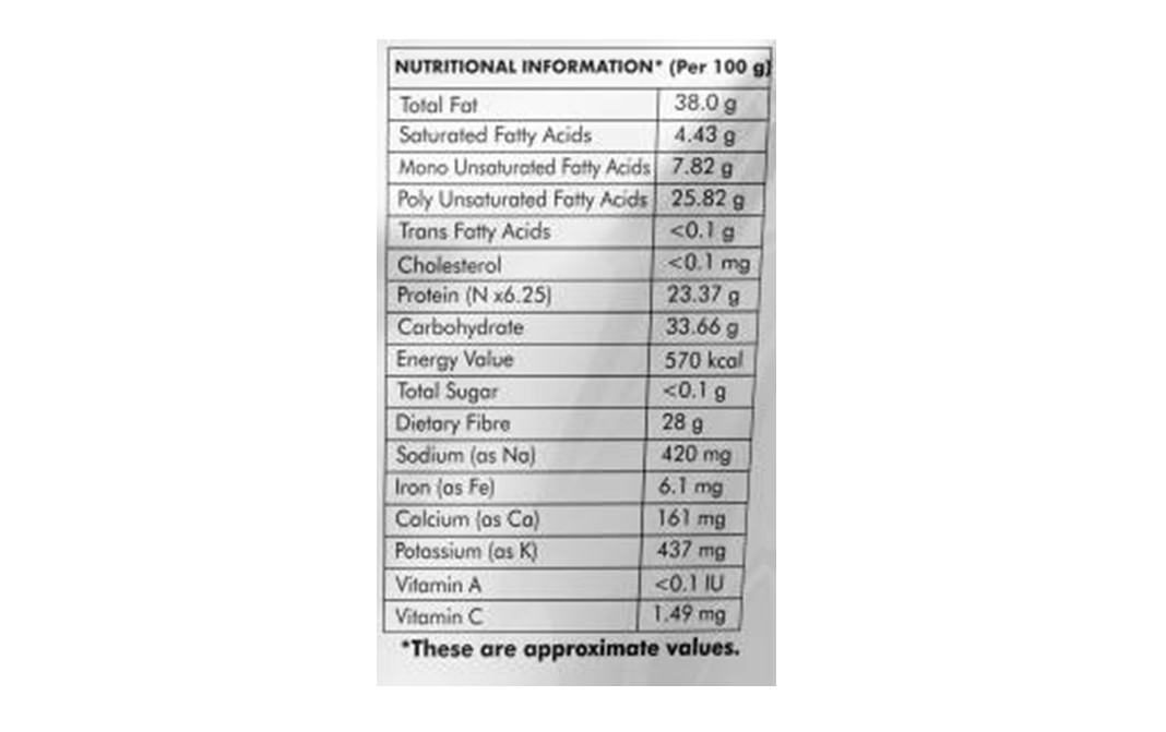 Delight Nuts Flax Seeds Roasted & Salted   Pack  750 grams